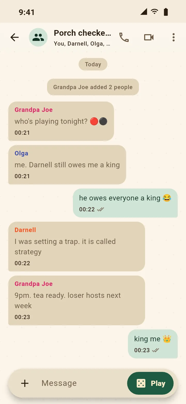 Checkers Talk: the porch checkers group chat fixing tonight's game